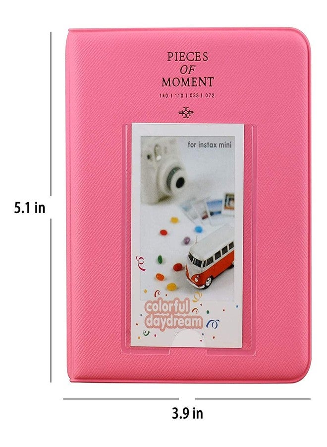 Stela 64 Pockets Polaroid Album Compatible With Fuji In-stax Mini (Deep Pink) - Image 3